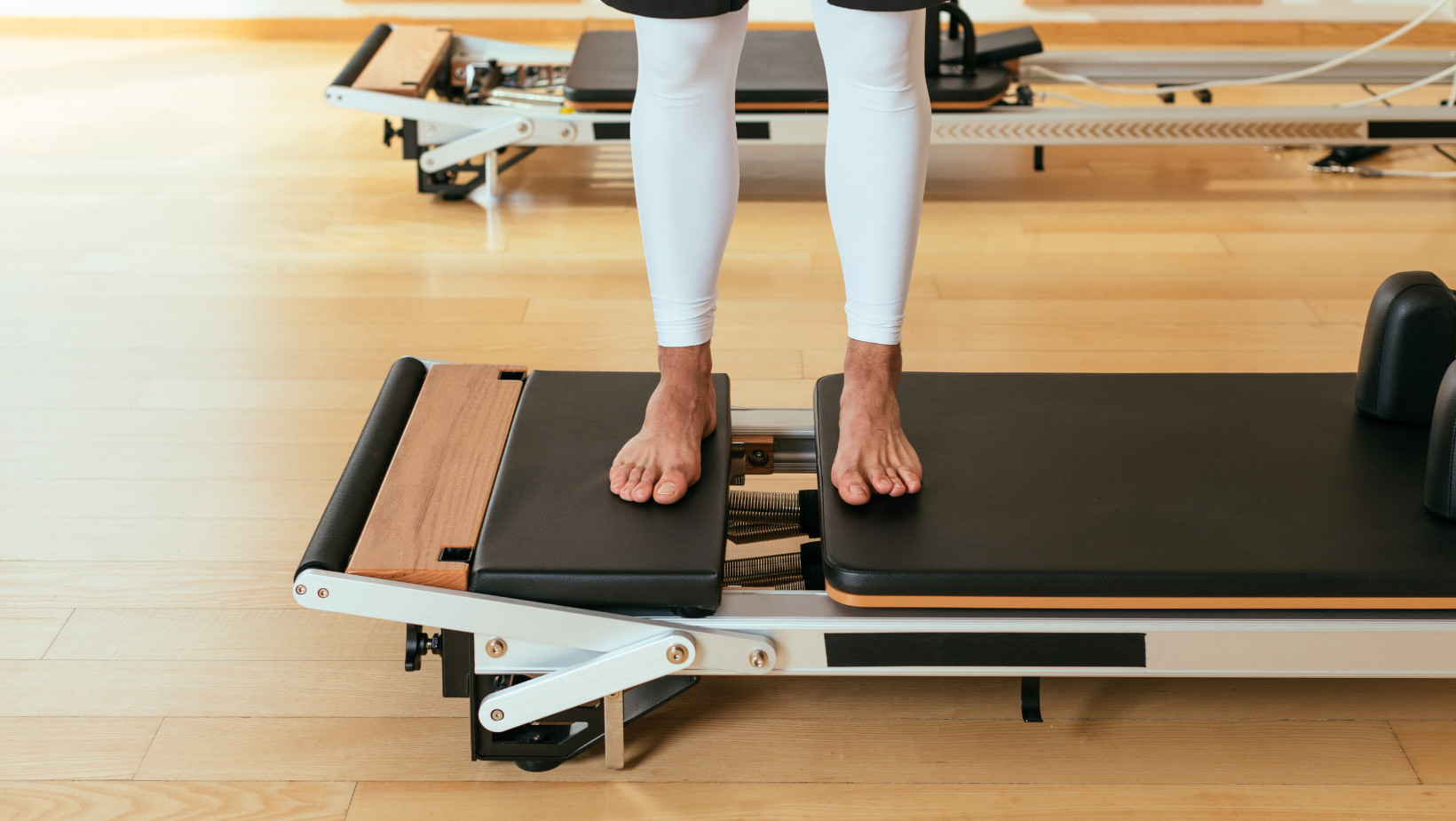 Side splits exercise Reformer Pilates